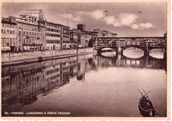 Firenze in una cartolina del 1940