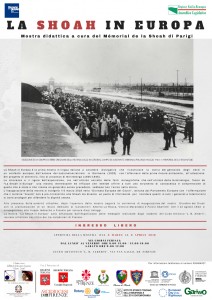 Manifesto della mostra La Shoah in Europa